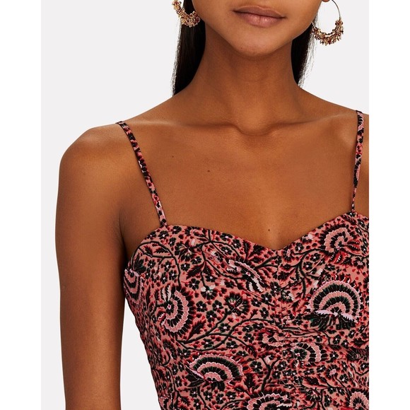 A.L.C. NWT Lilah Dress in Coral Multi Size 0  $495.00 - Picture 8 of 16